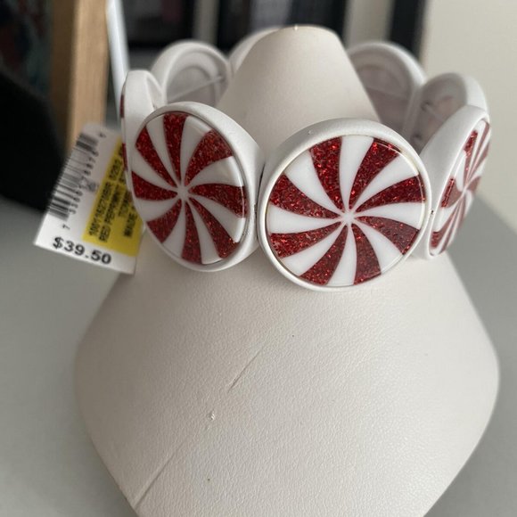 Peppermint Tower STRETCH bracelet NEW by I.N.C. - Picture 2 of 3